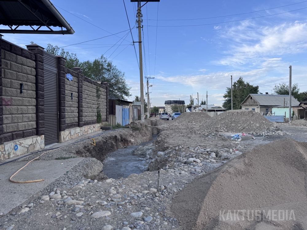Реконструкция дороги на Муромской: снятые заборы привели к перебоям с водой у жителей