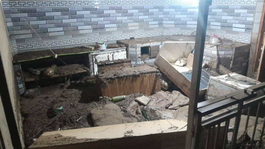 Ноокен районундагы суу ташкыны: 460дон ашык үй жана 76 турак жай заараатта